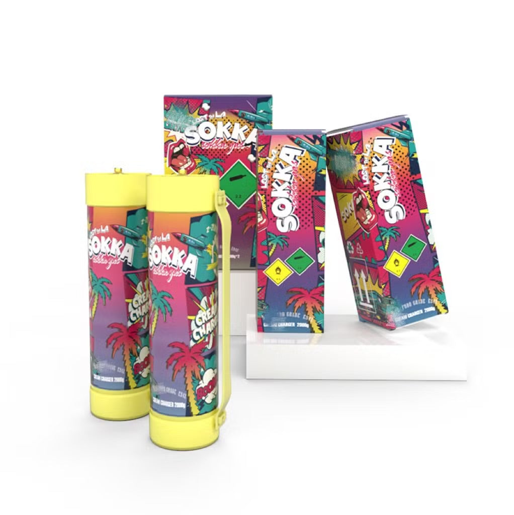 Sokka 2000g N2O Whipped Cream Charger - Combo Deal