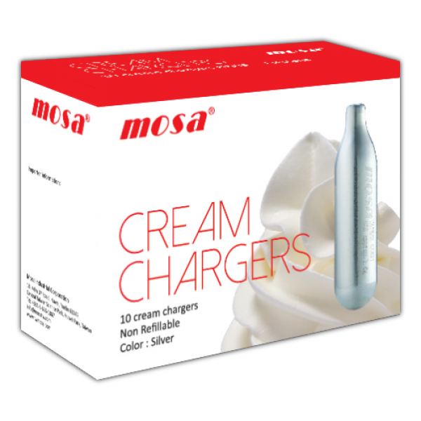 MOSA Cream Chargers N2O 8G 10 Pack