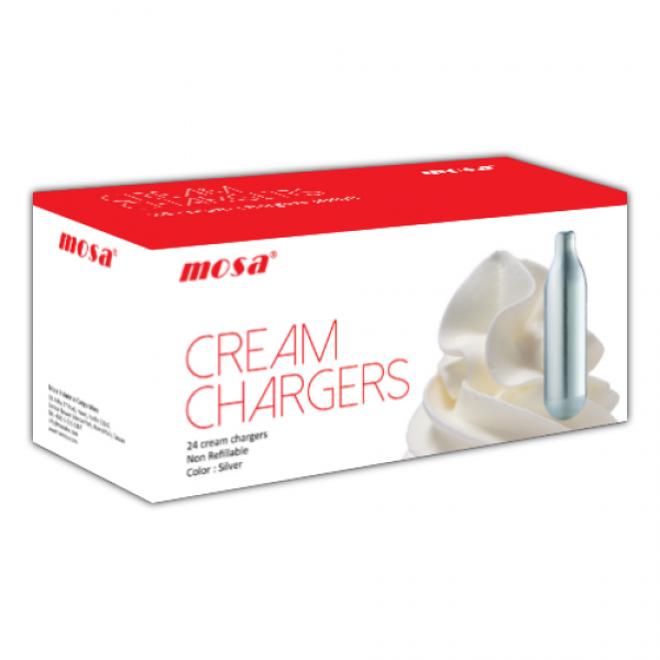 MOSA Cream Chargers N2O 8G 24 Pack