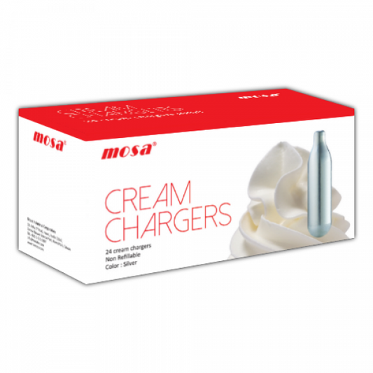 MOSA Cream Chargers N2O 8G 24 Pack